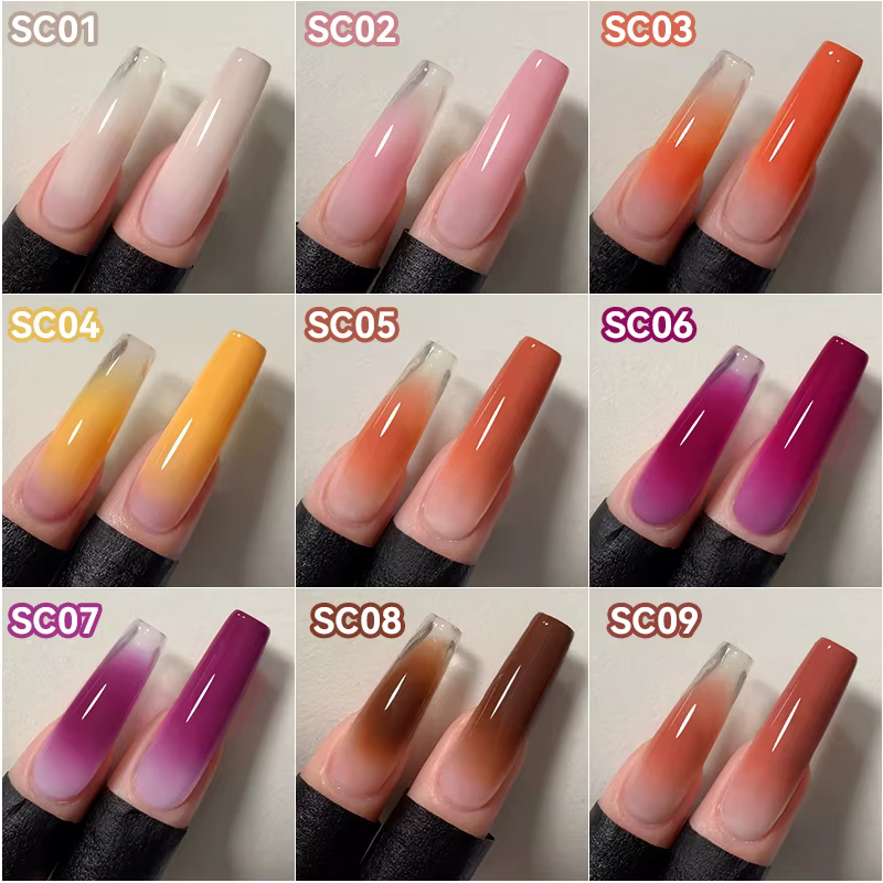 UR SUGAR 9 couleurs dégradé peinture Gel Nail Art