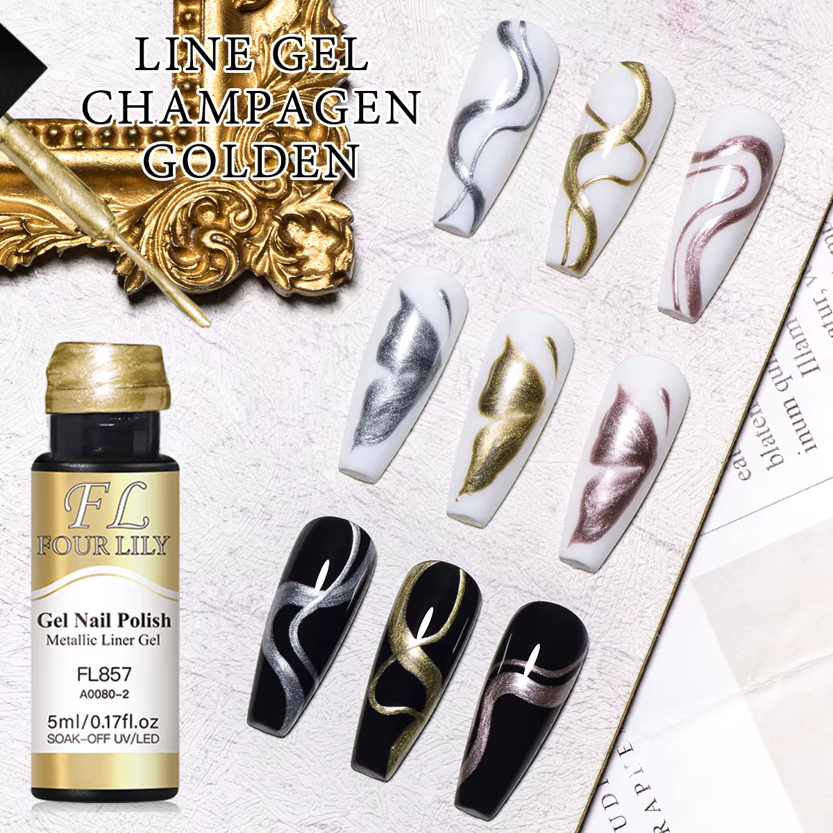 Vernis à ongles en Gel miroir