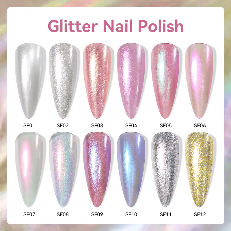 LILYCUTE 7ml vernis à ongles paillettes coloré brillant