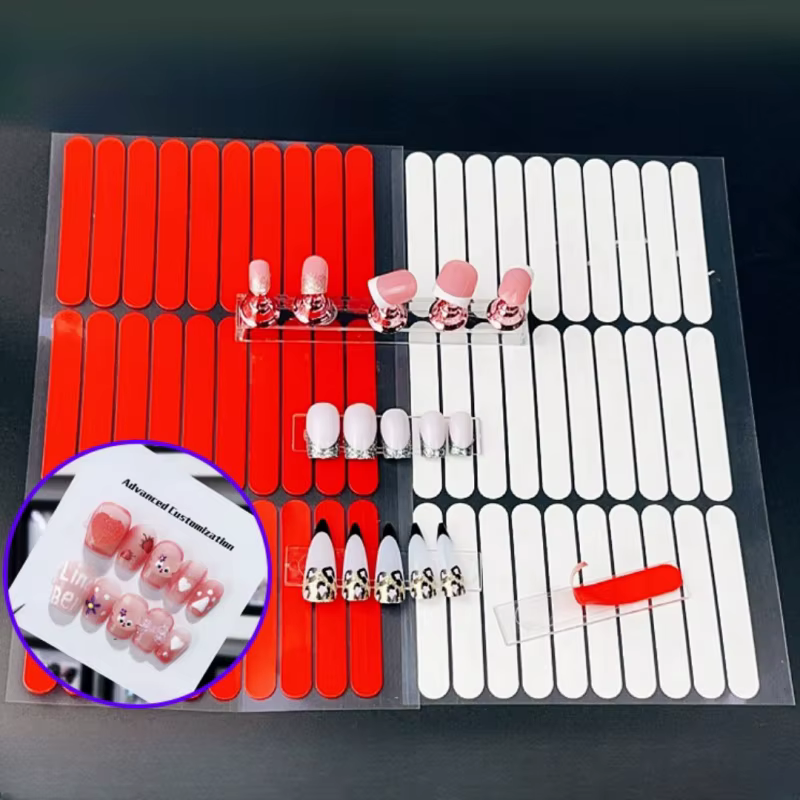30pc ruban adhésif pour ongles faux