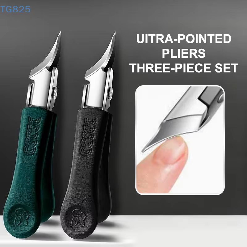 AN】【AN】Coupe-ongles super inclinés et pointus anti-éclaboussures pour ongles épais