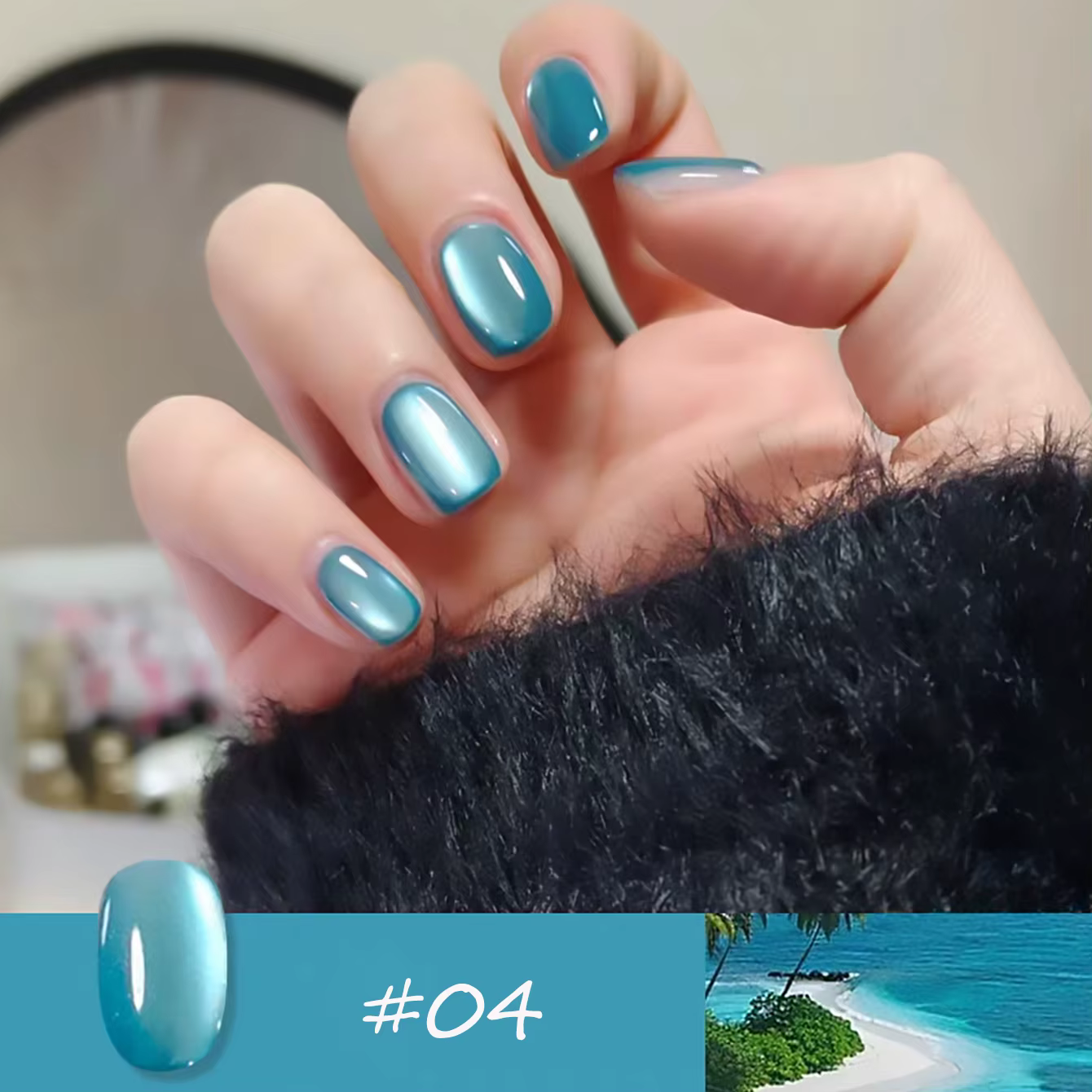WS Vernis à ongles gel 4 couleurs Printemps-Été