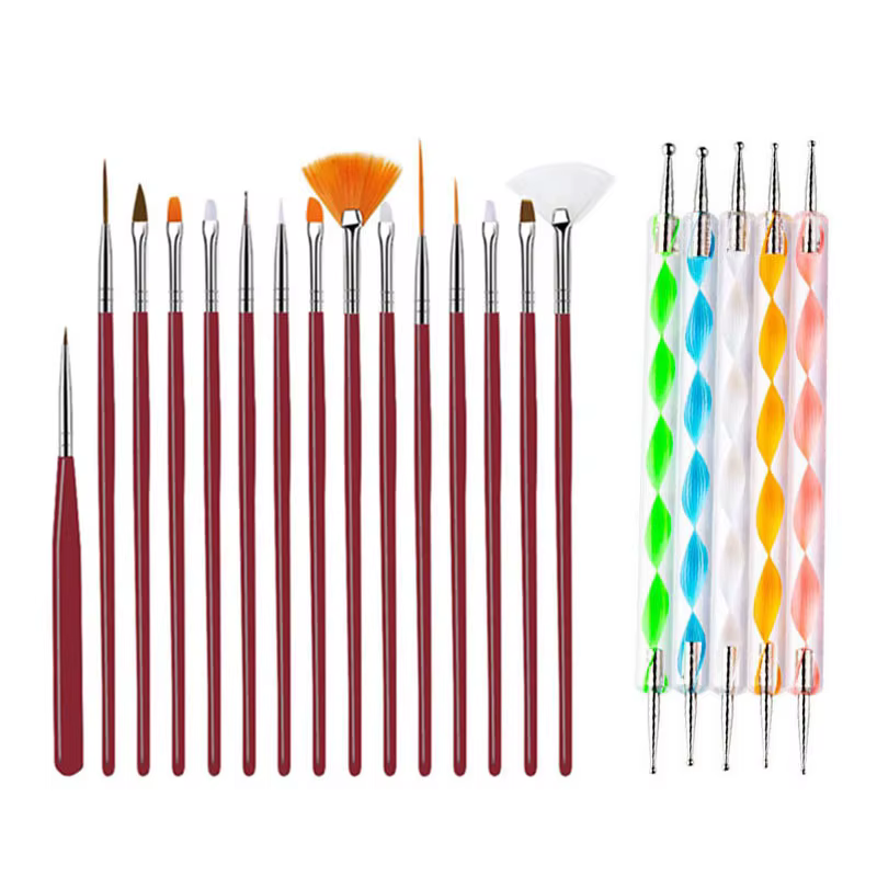 Ensemble de pinceaux pour Nail Art