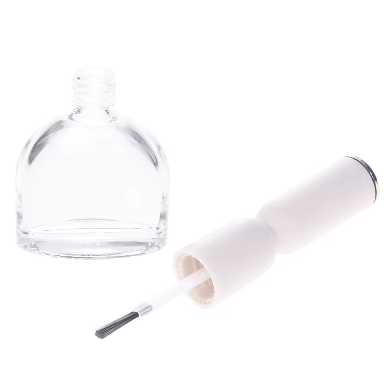 Mini bouteille en verre pour vernis à ongles de 13ml
