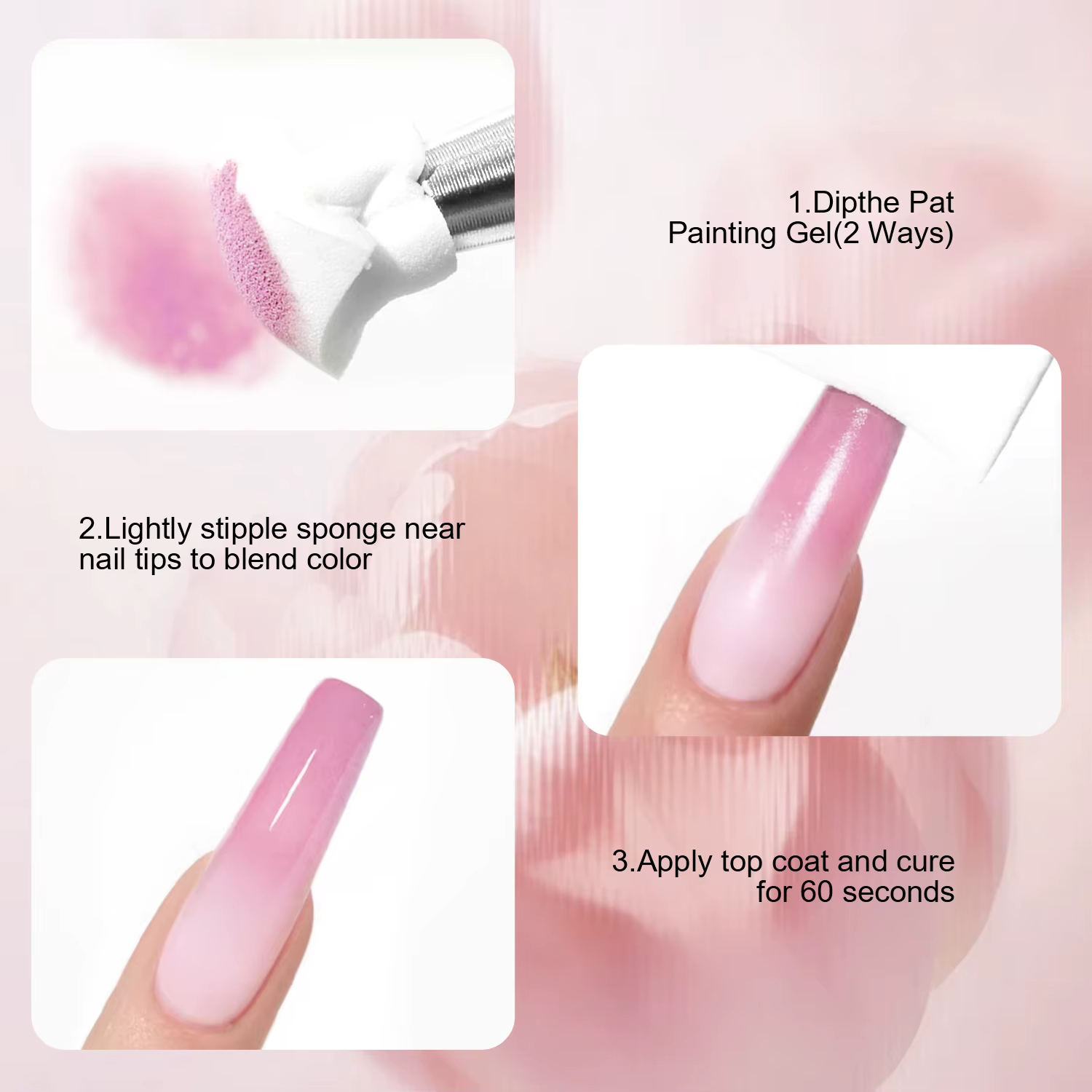 LIMEGIRL Gel de Peinture Sans Rinçage 16 Couleurs pour Nail Art