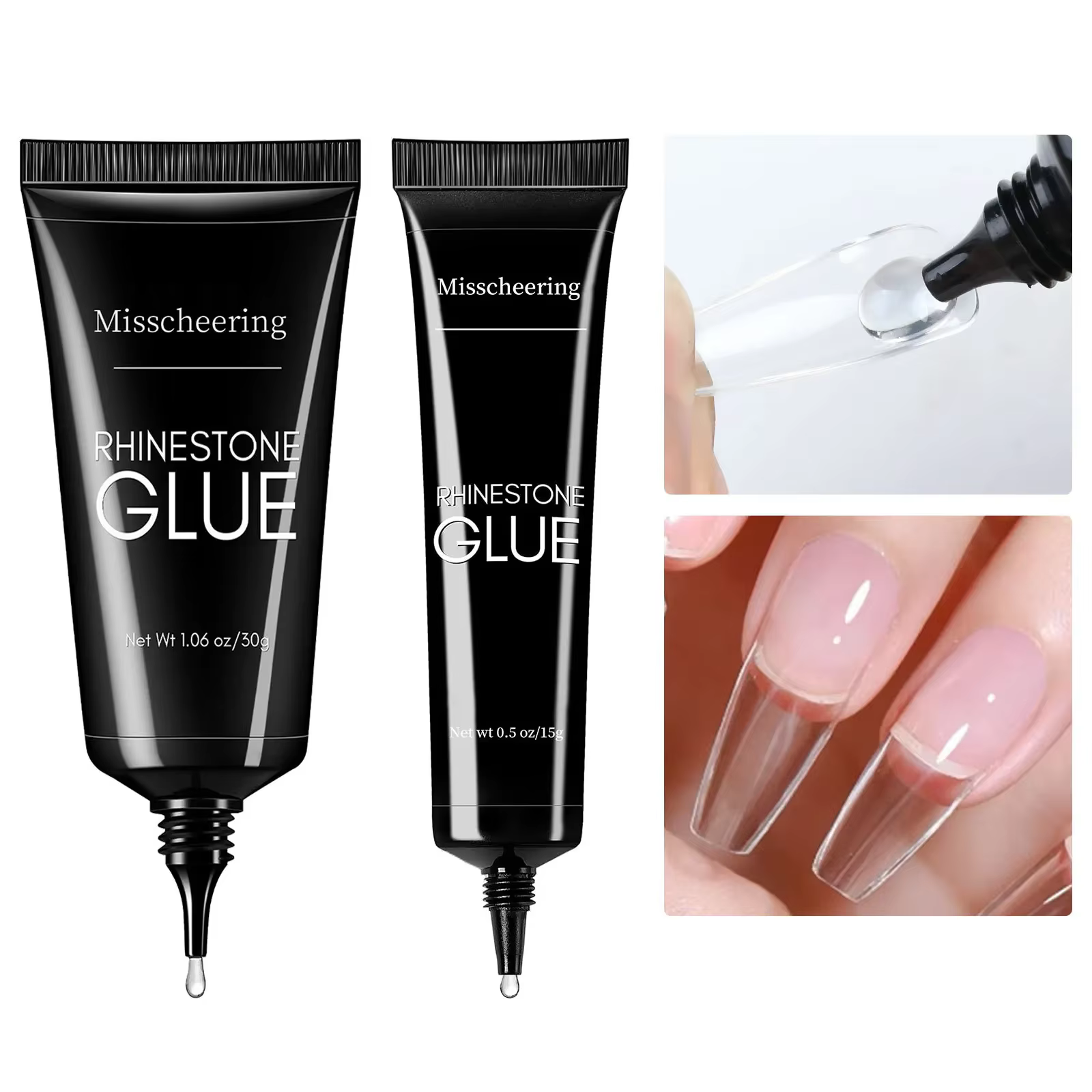 Gel de colle pour strass pour décoration d'ongles