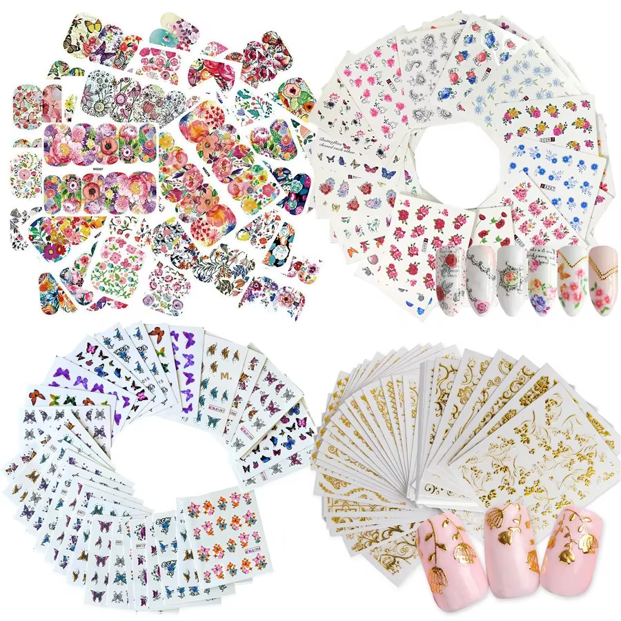 Ensemble d'autocollants pour Nail Art