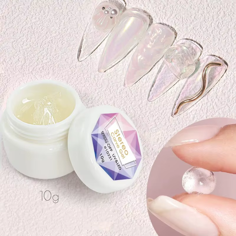 VENALISA Gel Sculpté Stéréo PVC Souple Solide pour Nail Art