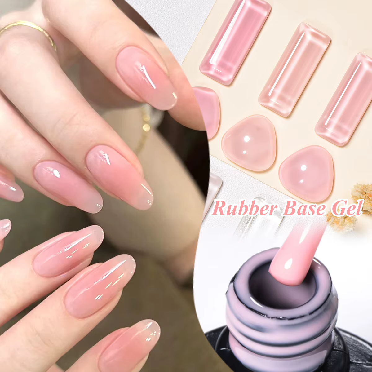 FOUR LILY 10ML vernis à ongles Gel à Base de caoutchouc rose nu couleur blanc laiteux Semi Permanent tremper UV LED