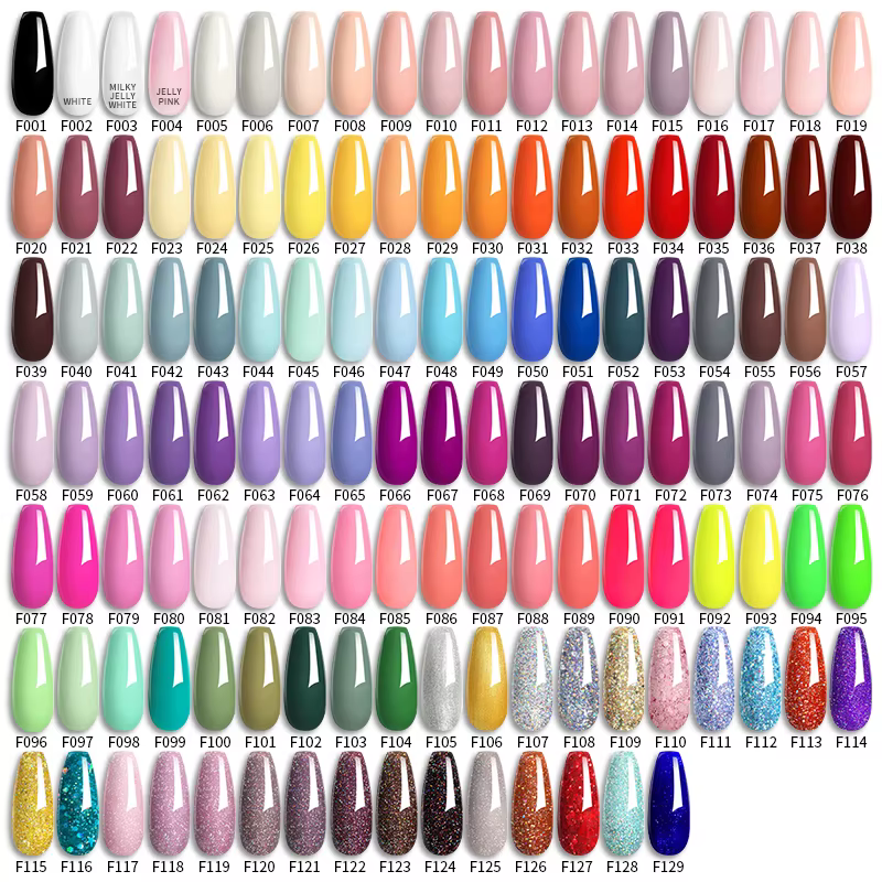LILYCUTE 7ML paillettes Gel vernis à ongles coloré Semi Permanent tremper UV LED