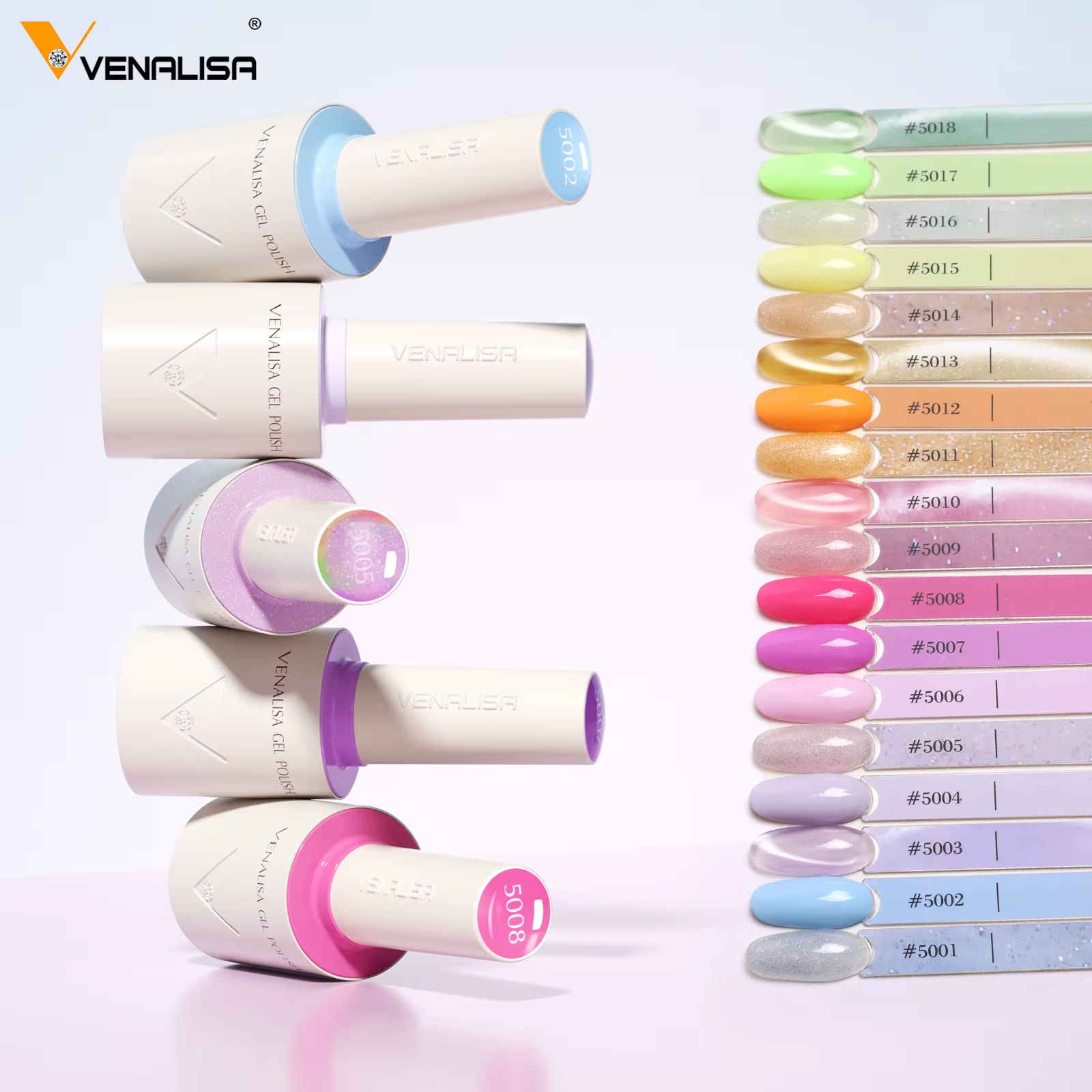 VENALISA 10ml vernis à ongles nouvelle formule végétalienne HEMA TPO gratuit translucide gelée nu Gel