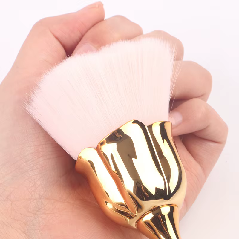 Brosse pour Nail Art, fleur Rose