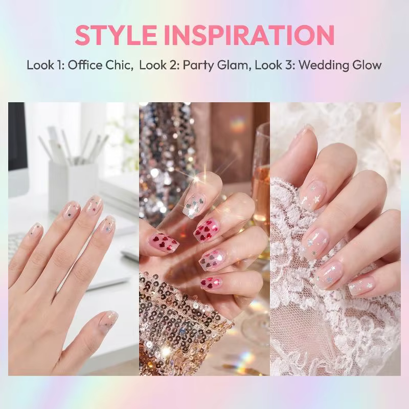 Mélange de paillettes pour ongles