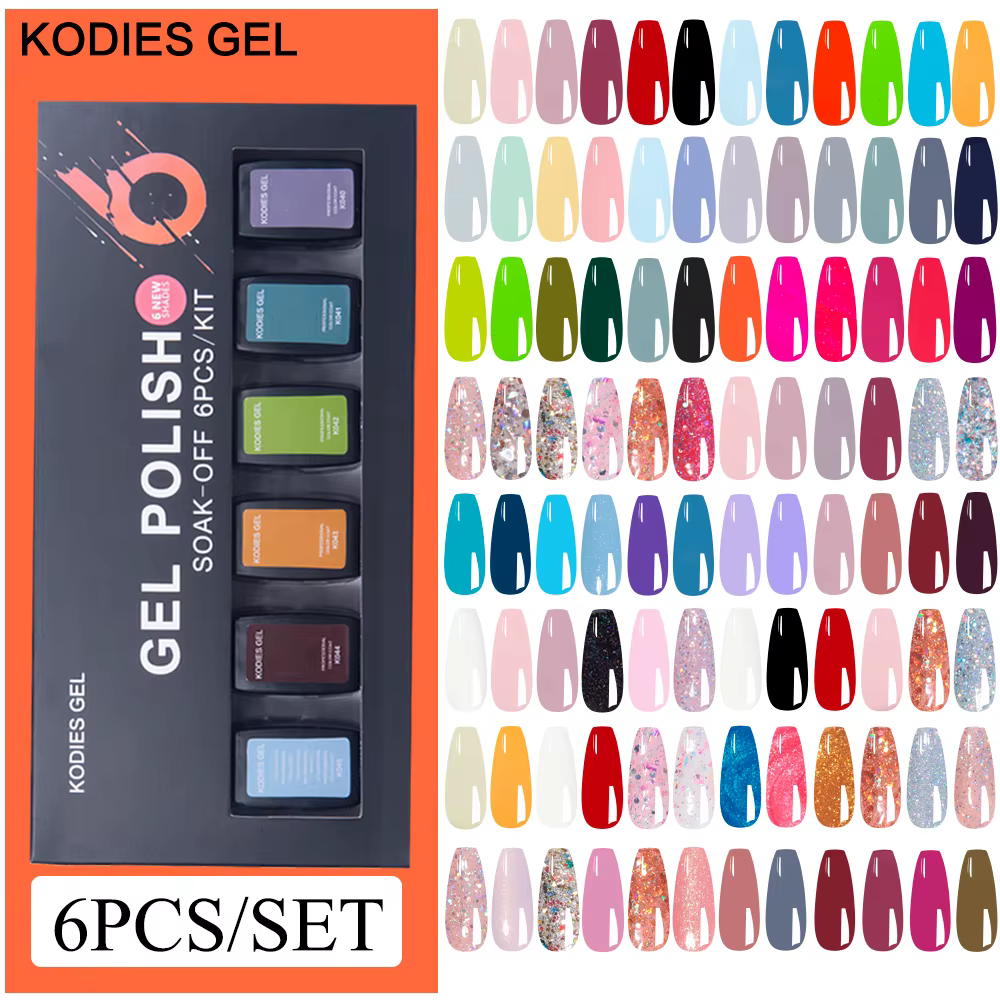 KODIES GEL-Ensemble de Verhéritage à Ongles Gel UV Semi Continu