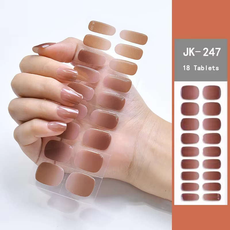 Bandes Adhésives pour Ongles en Gel Semi-Durci