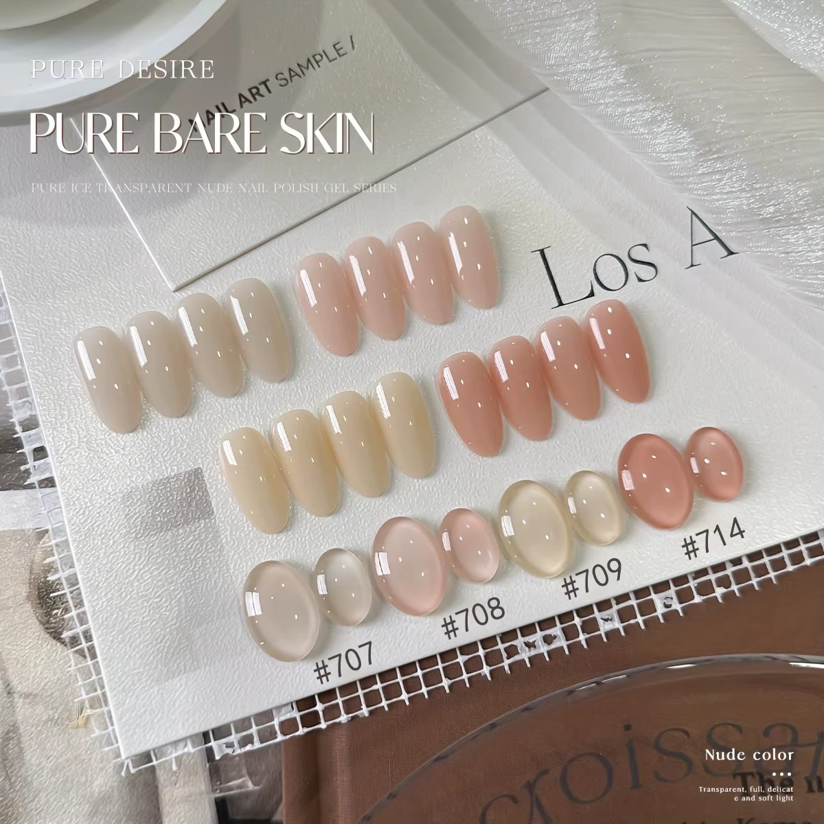 Vernis à ongles gel effet gelée populaire