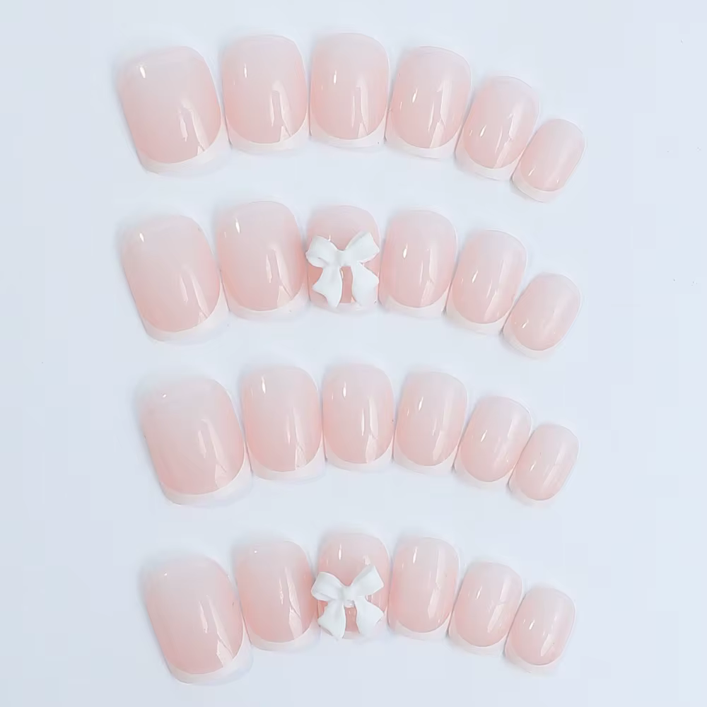 Faux ongles à couverture complète pour fille