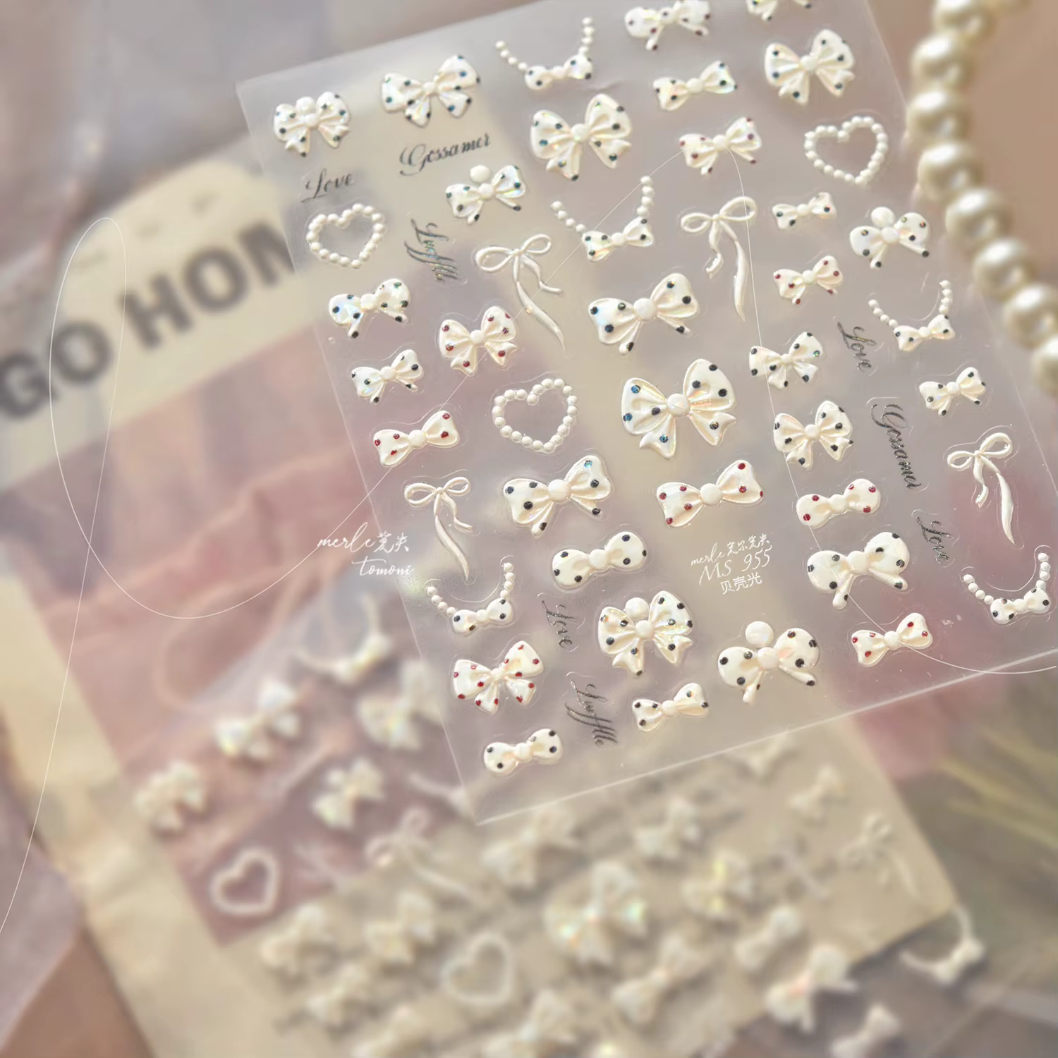 Autocollants pour ongles Shell Light