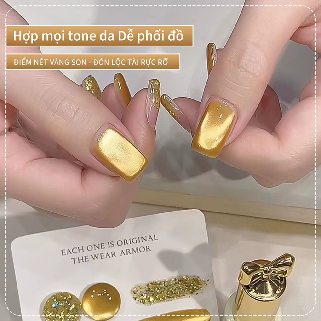 MIANEL 10ML Vernis à ongles gel effet œil de chat Osmanthus Printanier 2026 Nouveau