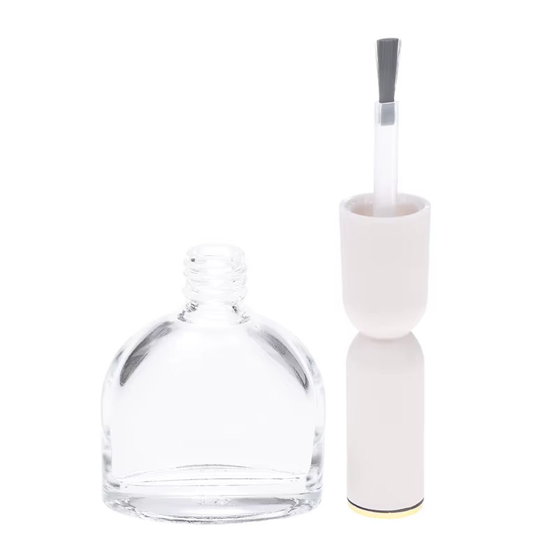 Mini bouteille en verre pour vernis à ongles de 13ml