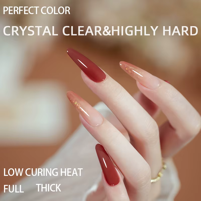 Gel constructeur transparent de couleur parfaite pour vernis à ongles 12 ml Gel fortifiant de formule auto-nivelante