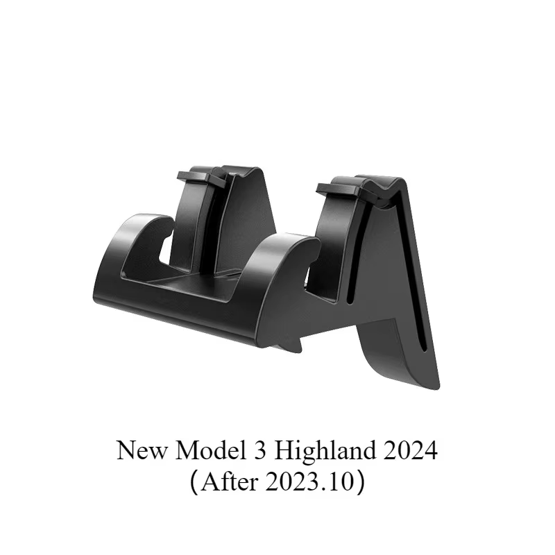 Support de téléphone en silicone pour Tesla Model Y 2020-2026, accessoires pour Model 3 2019-2026, fonctionne également comme crochet de ventilation et support pour lunettes de soleil