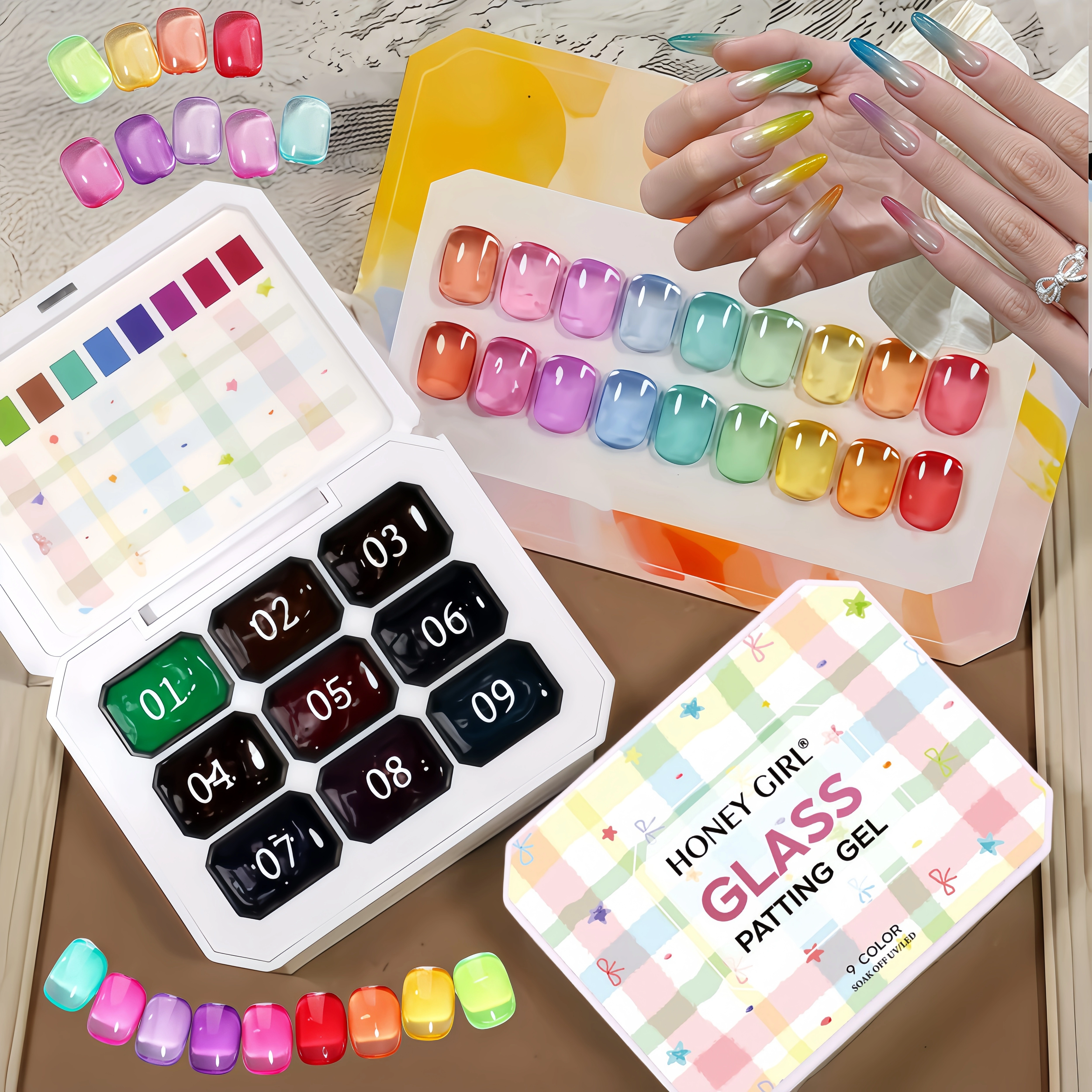 Vernis Gel solide série Candy