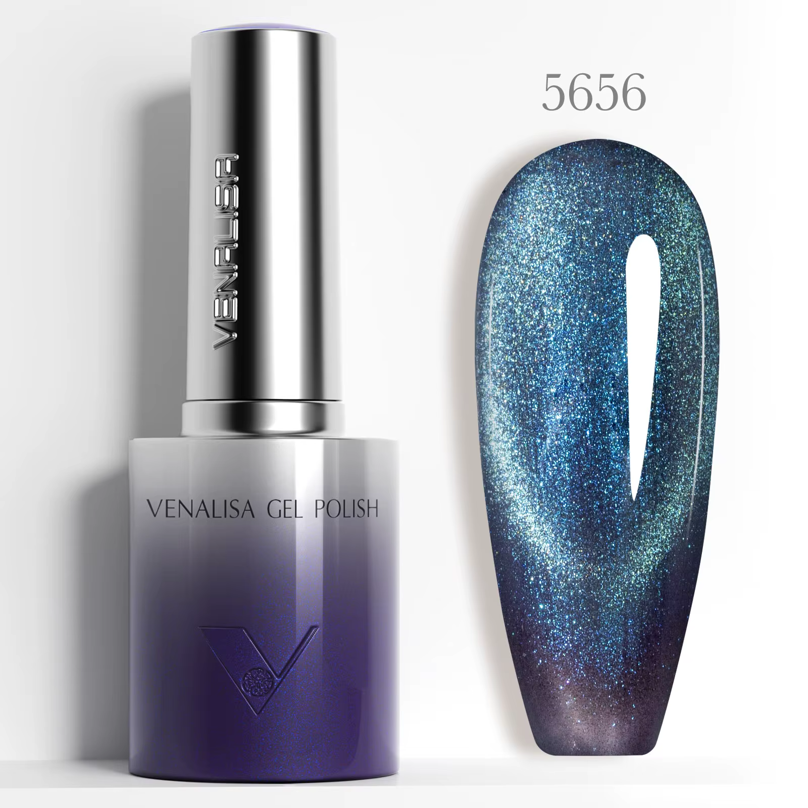 Venalisa TPO/Hema gratuit 10D oeil de chat vernis à ongles aimant tremper UV LED Semi Permanent paillettes brillant