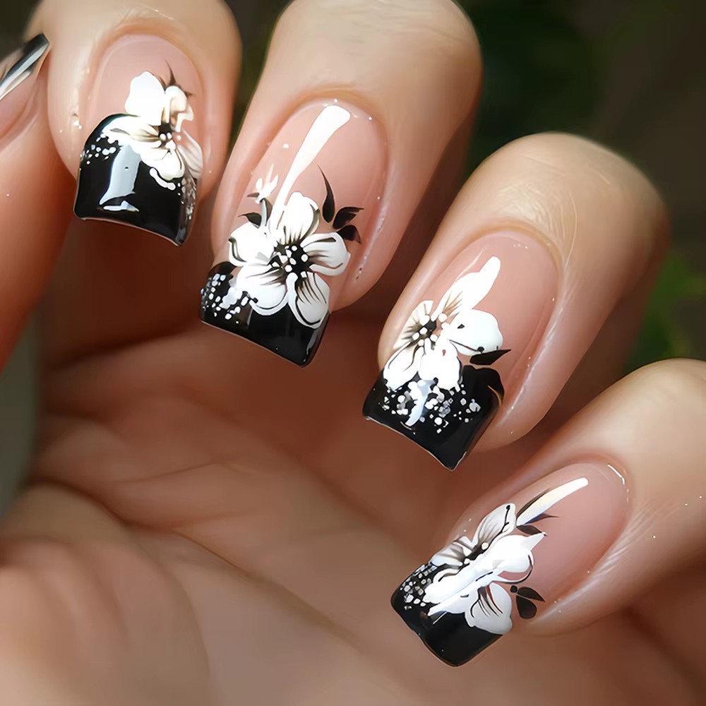 Faux ongles courts et moyens pour femmes et filles