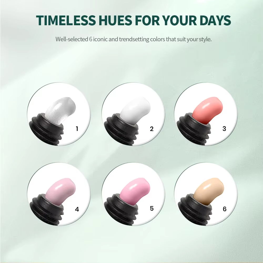 Nailpop Gel acrylique poly pour ongles en 6 couleurs