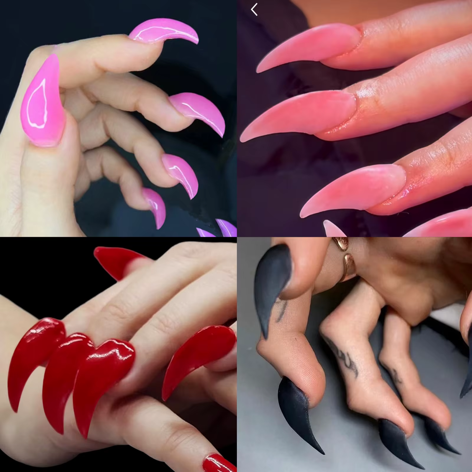 100 boîtes de faux ongles les plus vendus avec aigle unique - Conception en forme de griffe - Type spécial Alien
