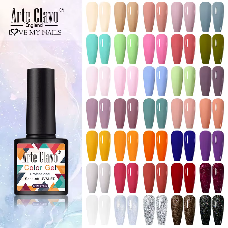 Vernis à ongles en gel Arte Clavo 8ml Rose