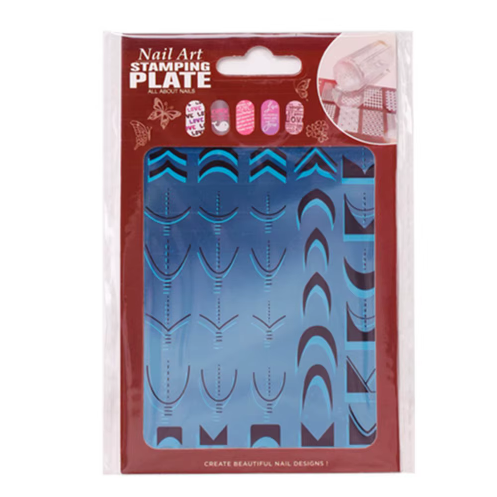 Nouveaux pochoirs pour nail art français : motifs floraux