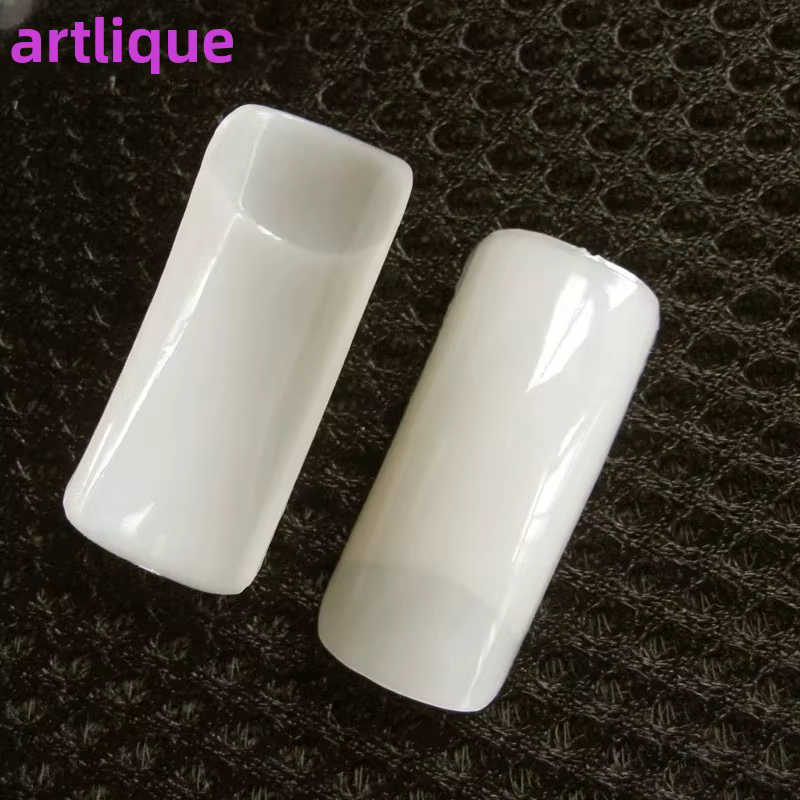 Lot de 500 faux ongles français à couverture complète naturelle