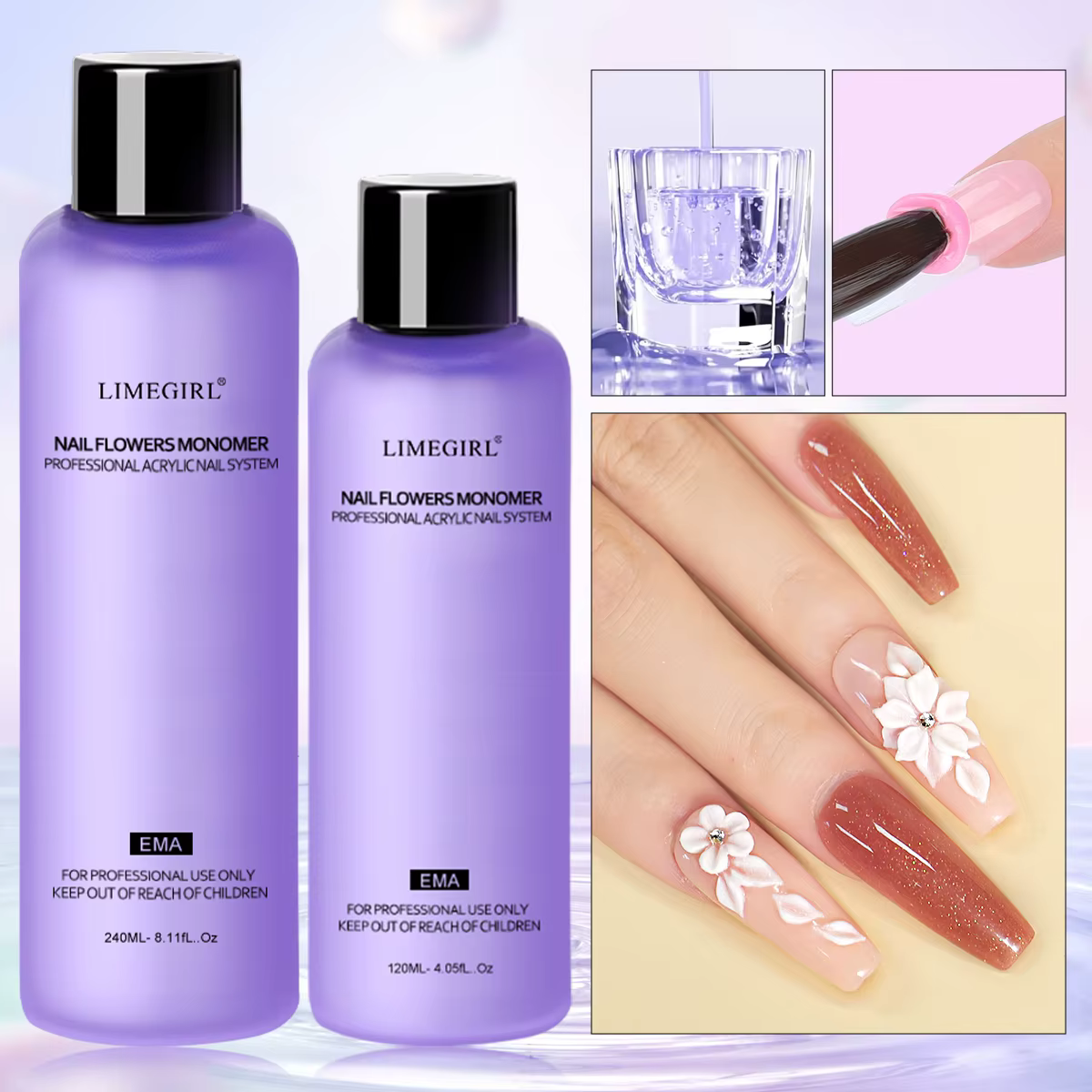 LIMEGIRL Liquide acrylique pour ongles