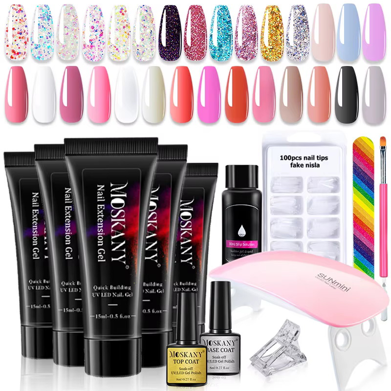 Ensemble complet de Gel pour ongles en Poly
