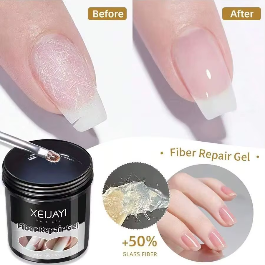 XEIJAYI 1Pc 100g Gel réparateur pour ongles cassés