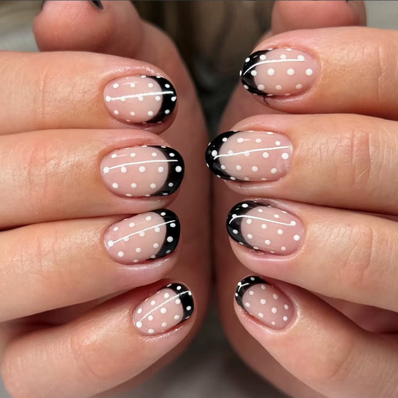 Faux ongles français rouge vin