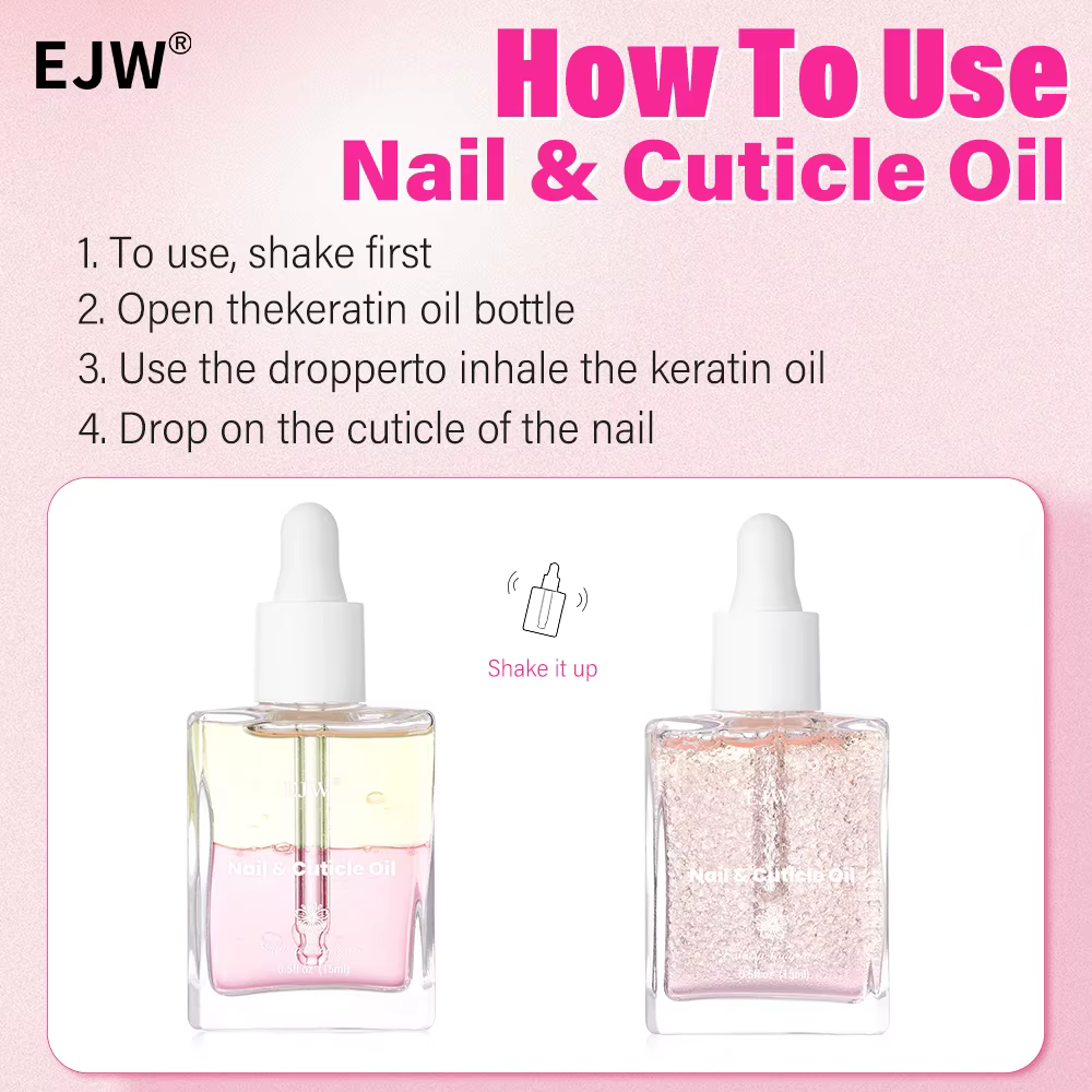 Huile pour ongles et cuticules EJW - Soin des ongles - Hydratante