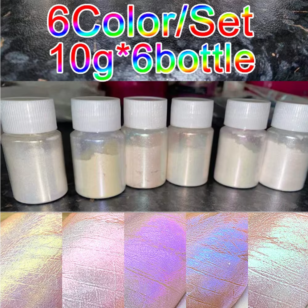 Poudre de Manucure Chromée N64.6 Couleurs/Ensemble