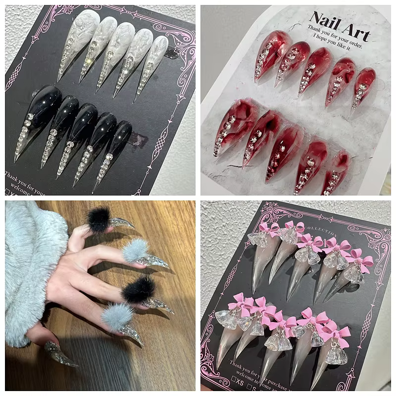 Presse à griffes en forme de Dragon sur les ongles