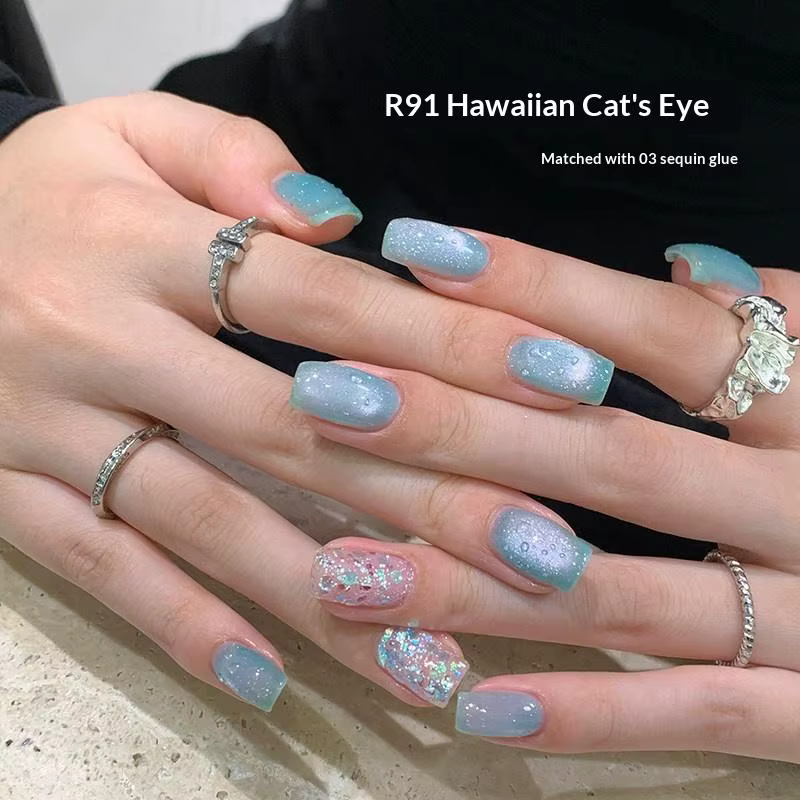 ㉫ Nouveau Gel Nail Art 3D Haute Transparence Effet Goutte d'Eau