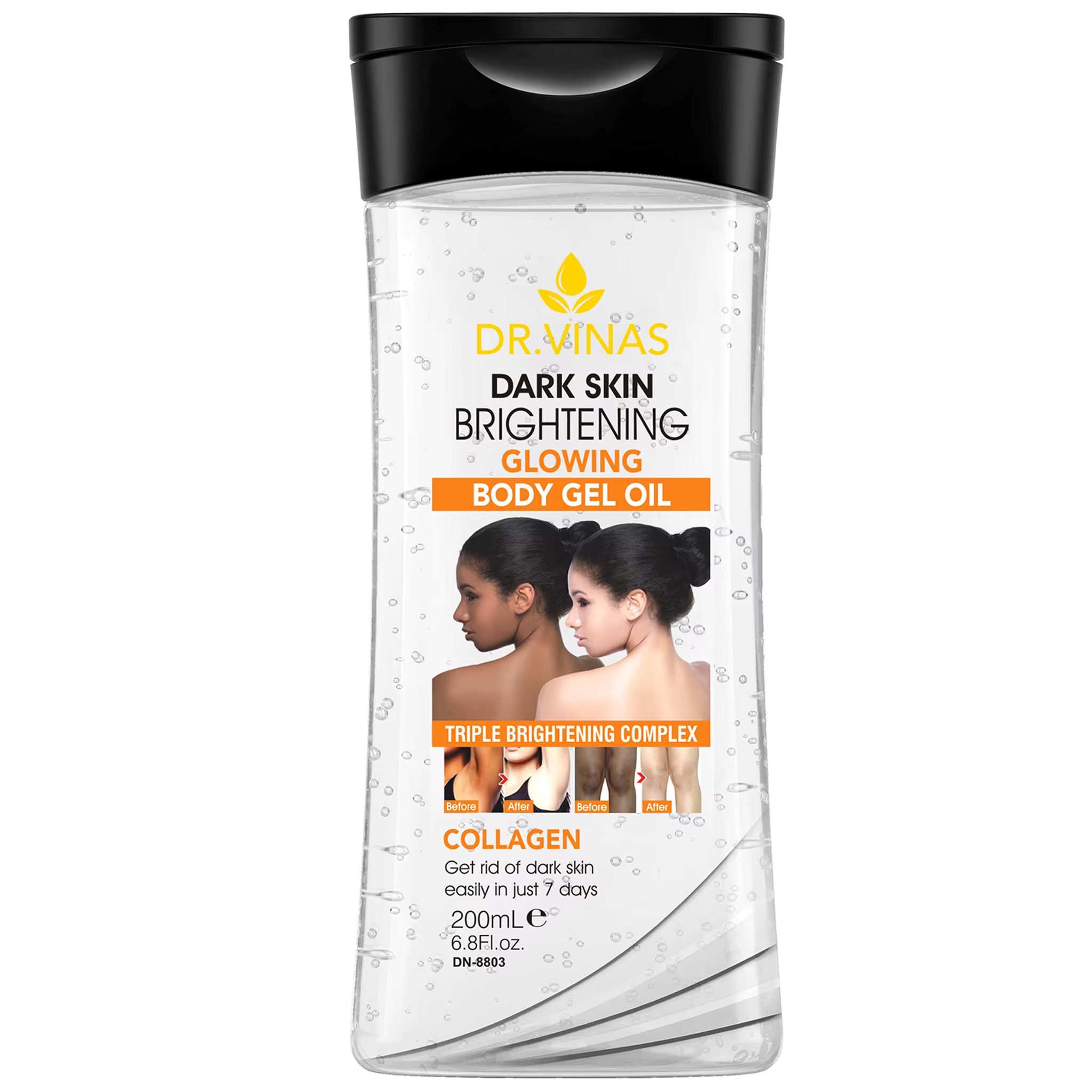 200ml GEL CORPOREL ÉCLAIRANT ET ÉCLATANT Huile Essentielle pour le Corps Huile de Soin de la Peau Hydratante et Hydratante Convient à Toutes les Saisons