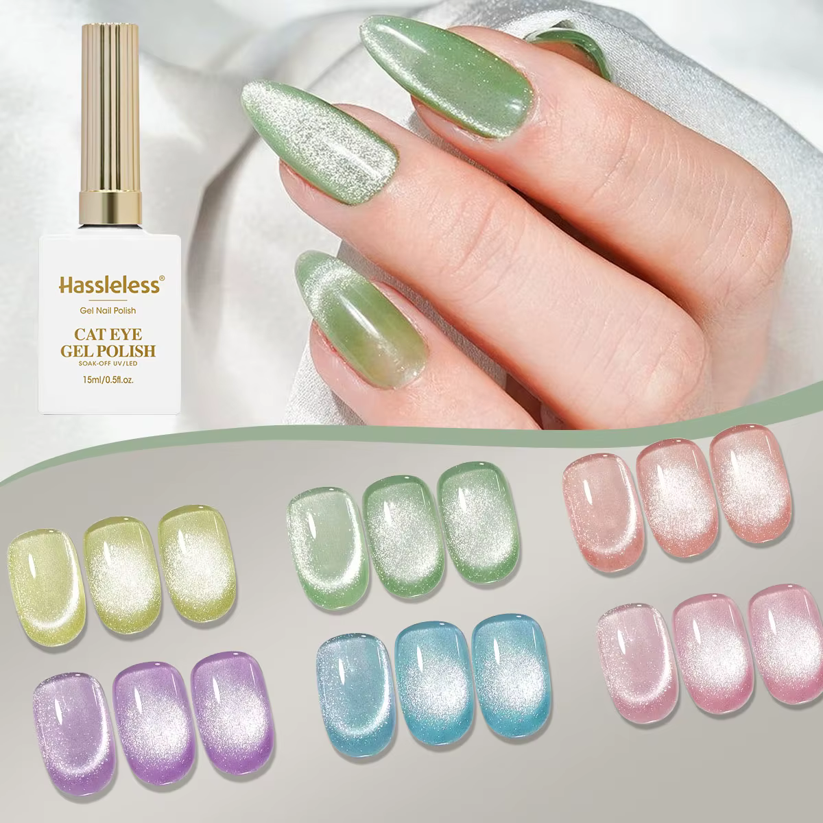 1 x vernis à ongles scintillant de 0