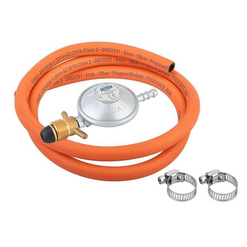Régulateur de gaz basse pression GPL pour cuisson domestique, vanne de réduction de pression, adaptateur de gaz pour barbecue et cuisinière, accessoire pour Israël