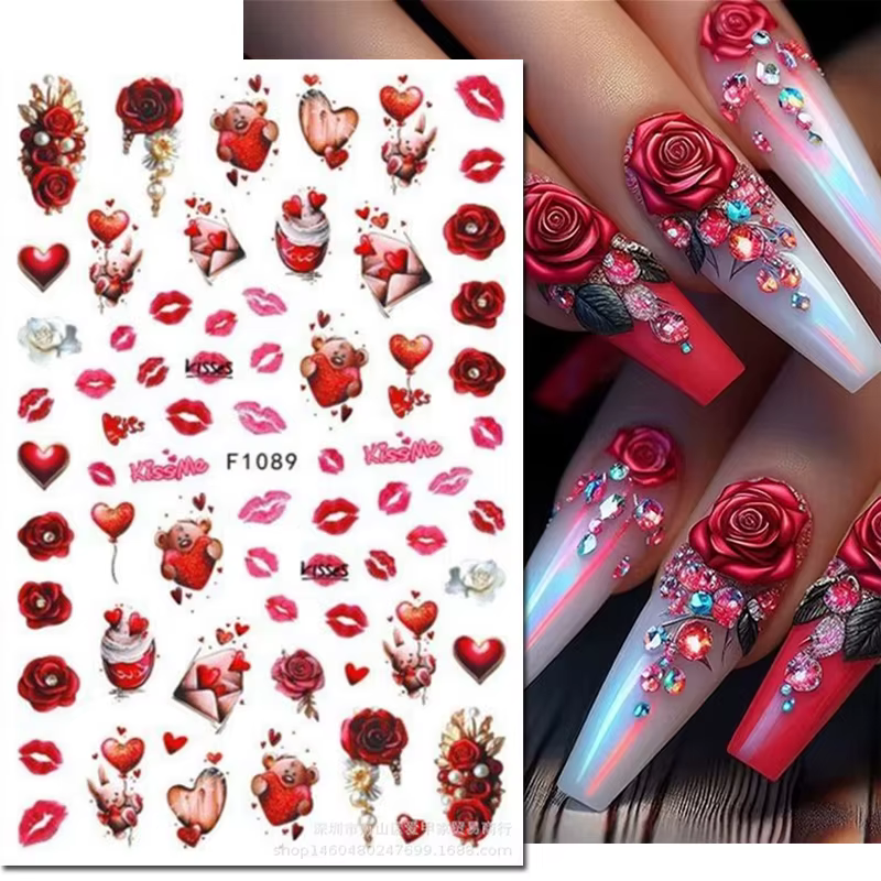Autocollants 3d pour Nail Art