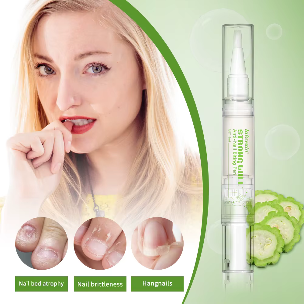 Lakerain stylo à ongles Anti-morsure salle de Protection