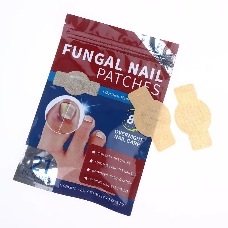 2 Sachets d'autocollants gris pour ongles des pieds