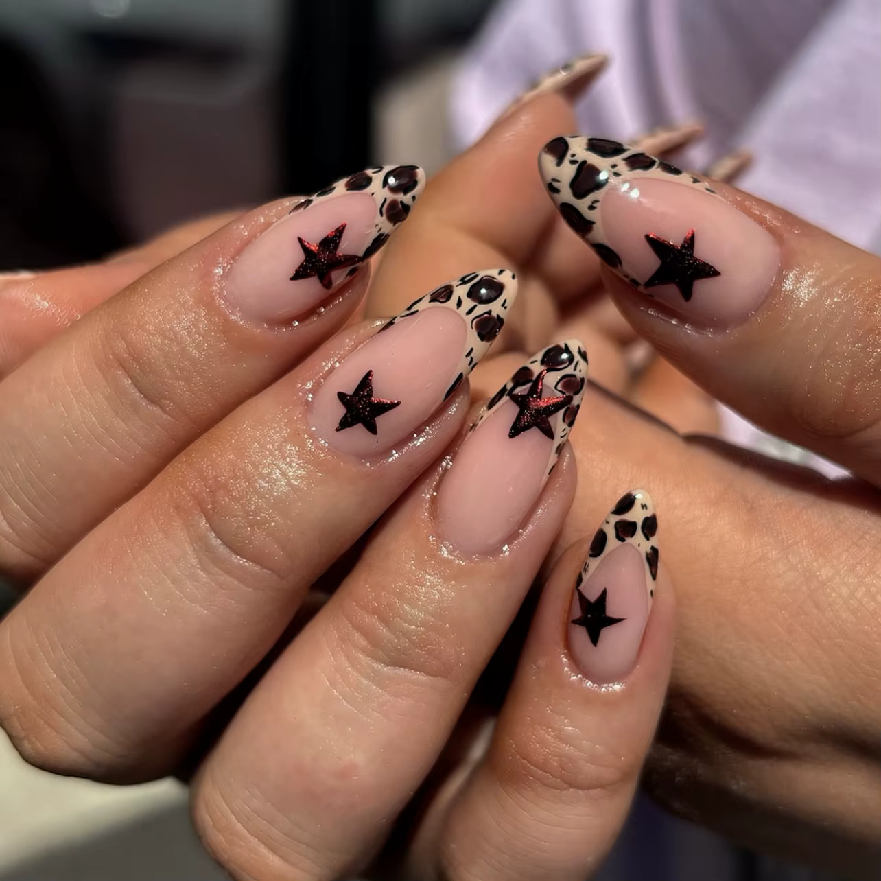 Ensemble de 24 faux ongles pour femmes