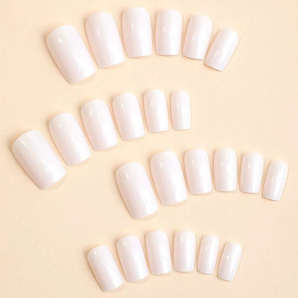 ARTAUG 24 pièces court carré blanc solide couverture complète